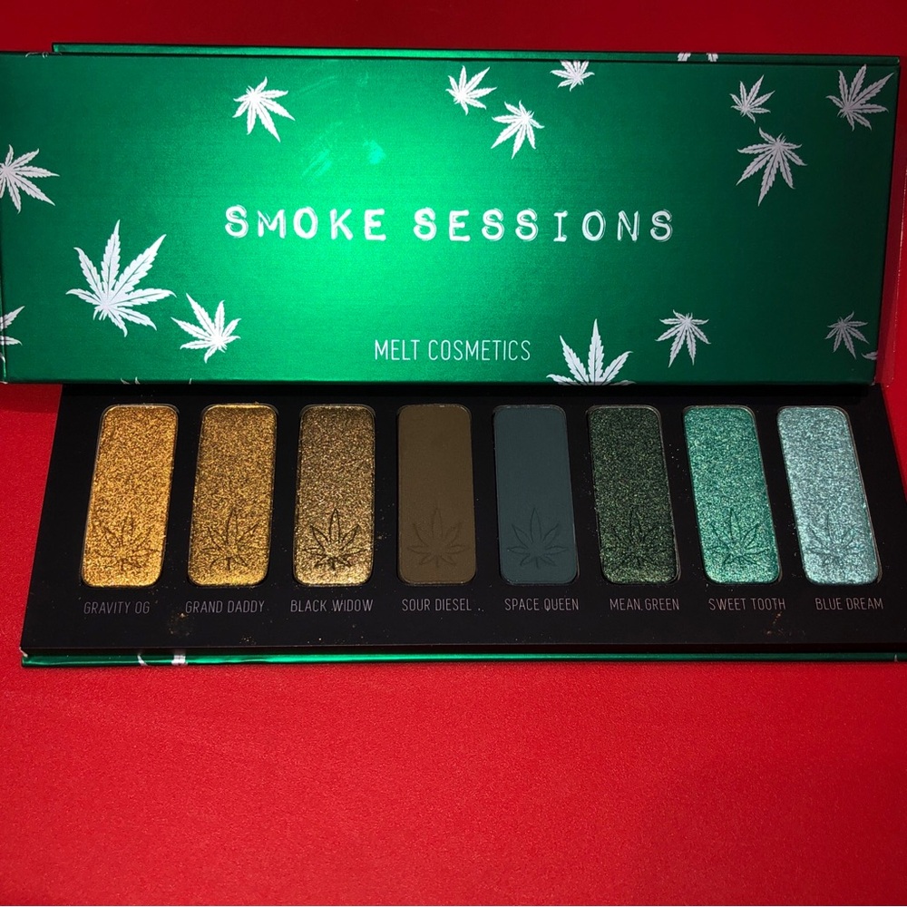 Melt Cosmetics Smoke Sessions 8 Pan Eyeshadow Palette 16.47g Cruelty Free NIB